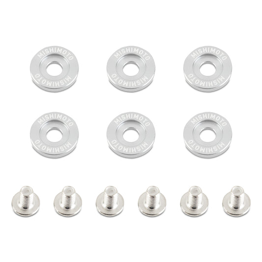 Mishimoto Large Fender Washer Kit (6pcs) - Silver