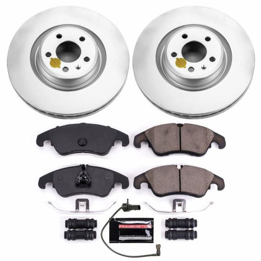 Power Stop 14-18 Audi A6 Front Z23 Evolution Sport Coated Brake Kit