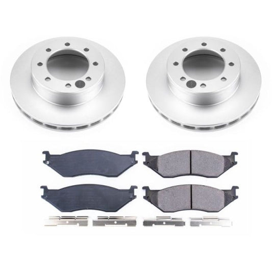 Power Stop 2002 Ford E-550 Super Duty Front Z17 Evolution Geomet Coated Brake Kit