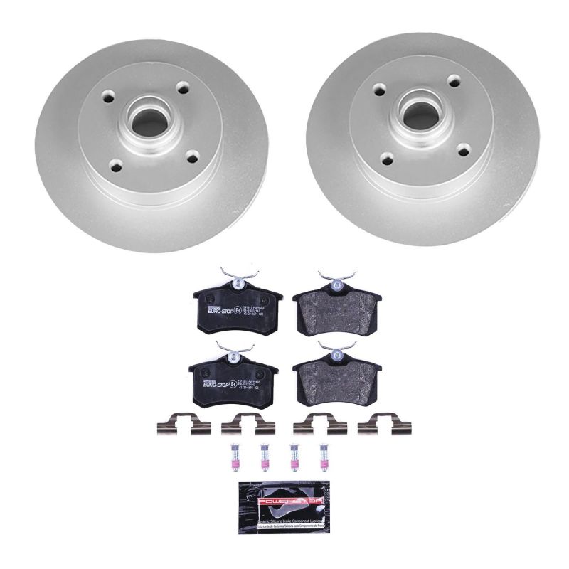 Power Stop 92-90 Volkswagen Corrado Rear Euro-Stop Brake Kit