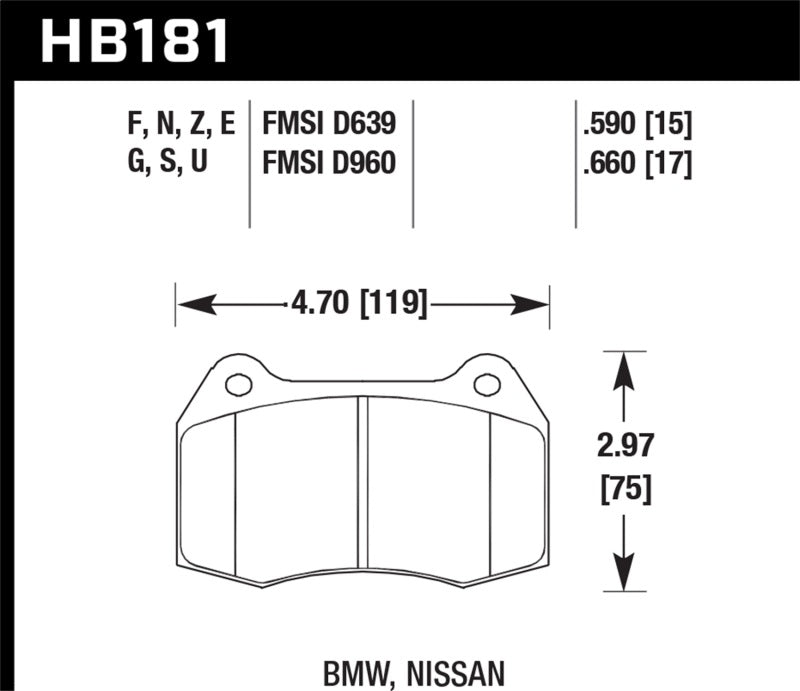 Hawk HPS Street Brake Pads