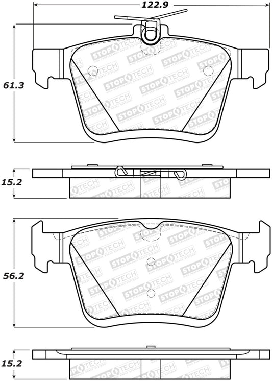 StopTech Street Brake Pads - Front/Rear