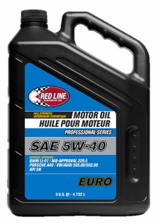 Red Line Professional Series Euro 5W40 Motor Oil - 5 Quart