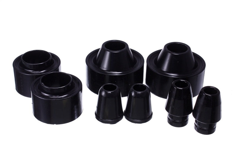 Energy Suspension 07-17 Jeep Wrangler (JK) Black Front & Rear Coil Spring Spacer 1-3/4in Lift Set