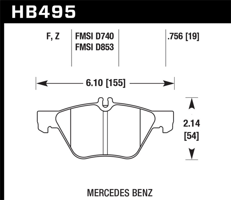 Hawk Performance Ceramic Street Brake Pads