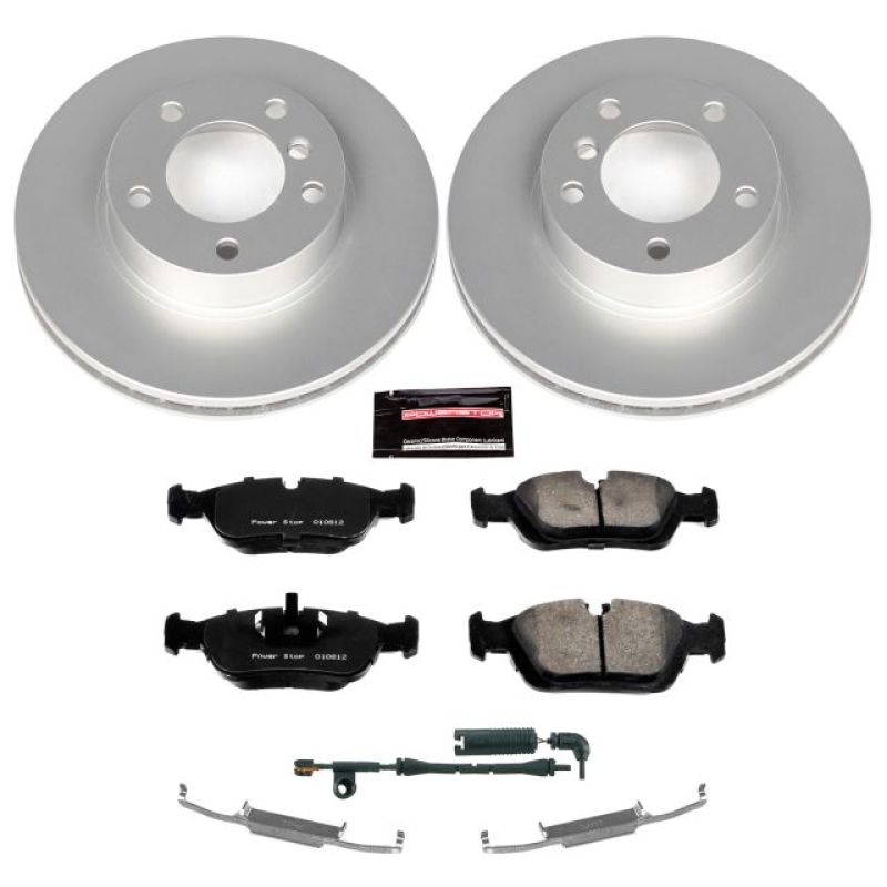 Power Stop 2000 BMW 323Ci Front Z23 Evolution Sport Coated Brake Kit