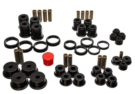 Energy Suspension 84-01 Jeep Cherokee/Wagoneer/Comanche Black Hyper-Flex Master Bushing Set