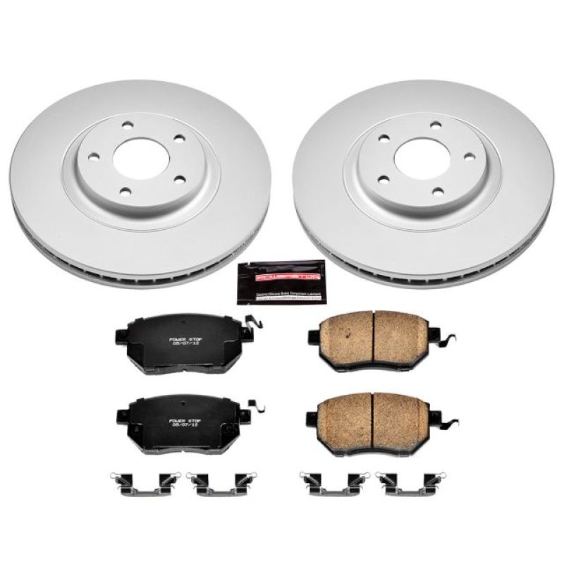 Power Stop 03-05 Infiniti FX35 Front Z17 Evolution Geomet Coated Brake Kit