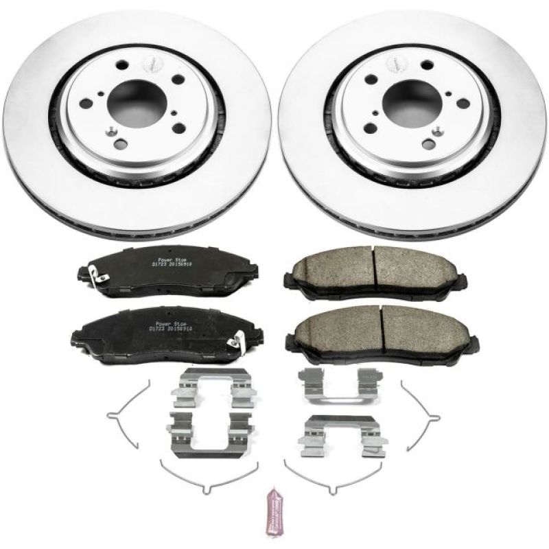 Power Stop 17-19 Acura MDX Front Z17 Evolution Geomet Coated Brake Kit