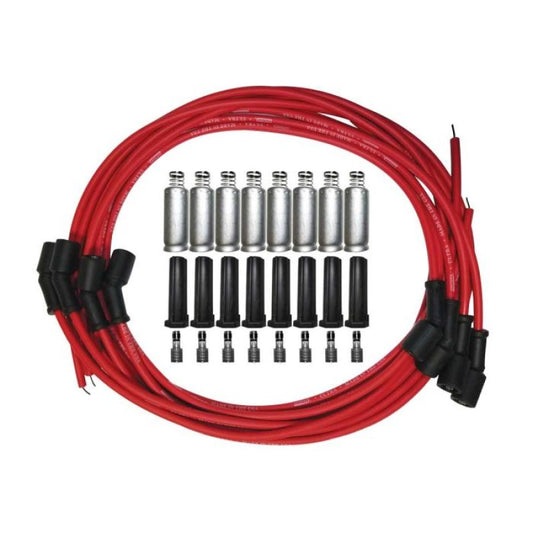 Moroso GM LS 135 Deg Plug Boots Ultra Spark Plug Wire Set - Red