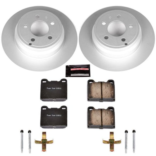 Power Stop 94-97 Volvo 850 Rear Z23 Evolution Sport Coated Brake Kit