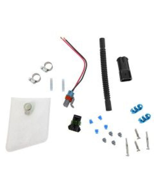 Walbro Universal Installation Kit: Fuel Filter, Wiring Harness, Fuel Line for F90000267 E85 Pump