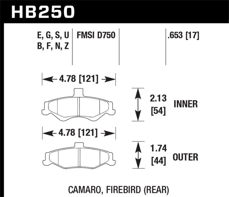 Hawk HP+ Street Brake Pads