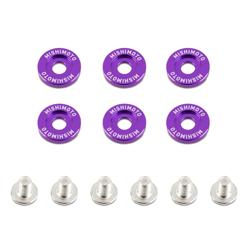 Mishimoto Small Fender Washer Kit (6pcs) - Purple