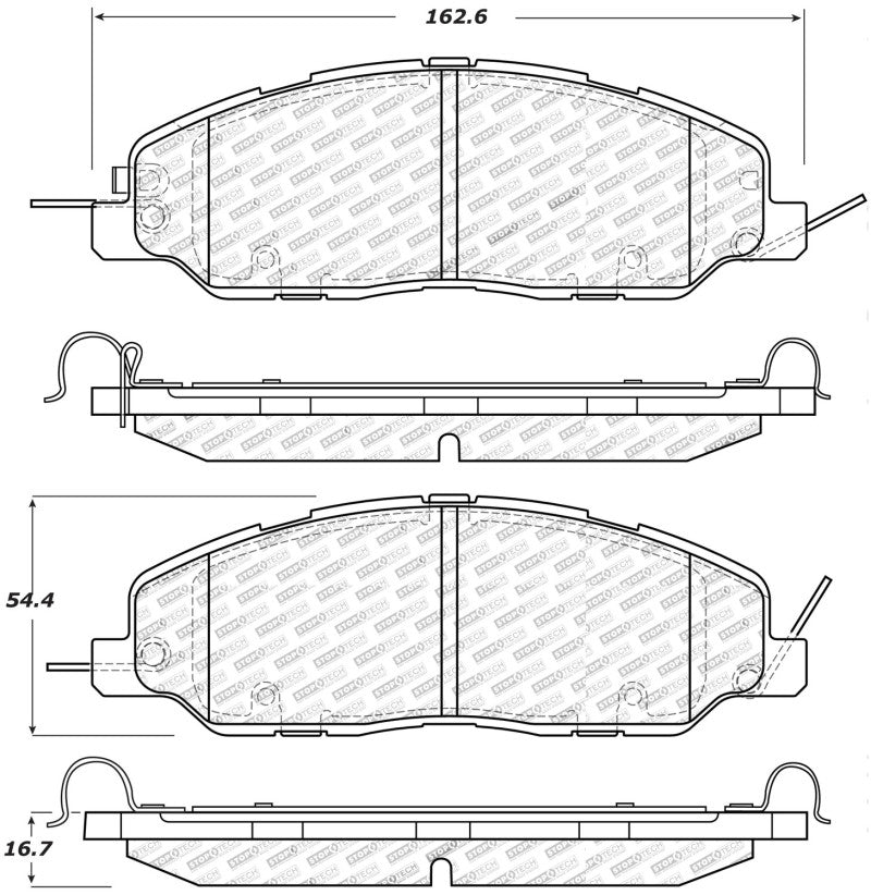 StopTech Performance Brake Pads