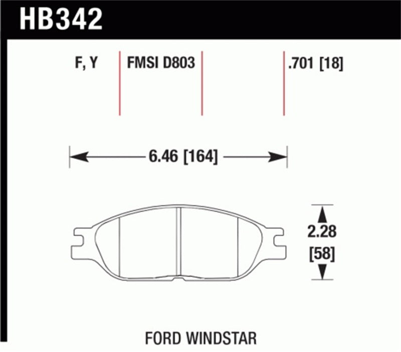 Hawk LTS Street Brake Pads