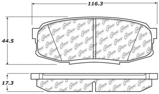 StopTech 2008 Lexus LX570 Rear Truck & SUV Brake Pad