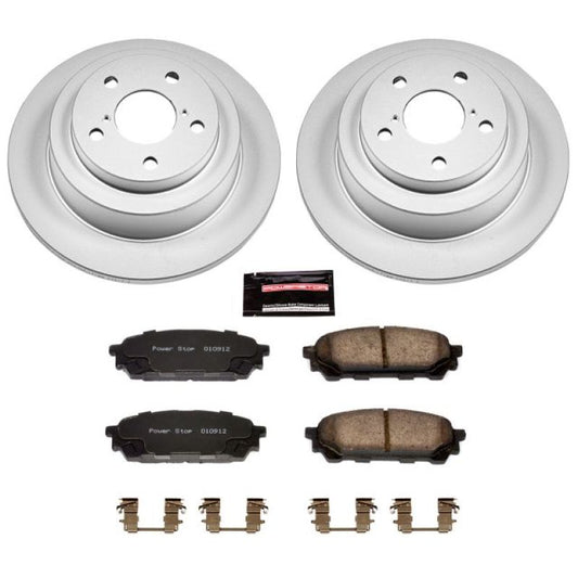 Power Stop 05-06 Saab 9-2X Rear Z17 Evolution Geomet Coated Brake Kit