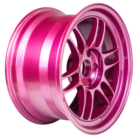 Enkei RPF1 17x9 5x114.3 22mm Offset 73mm Bore Magenta Wheel