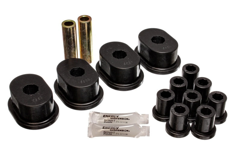 Energy Suspension 73-79 B-Body (Charger/Coronet/Satellite/GTX) Black Rear Leaf Spring Bushing Set