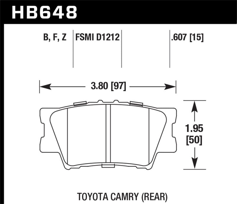 Hawk Performance Ceramic Street Brake Pads