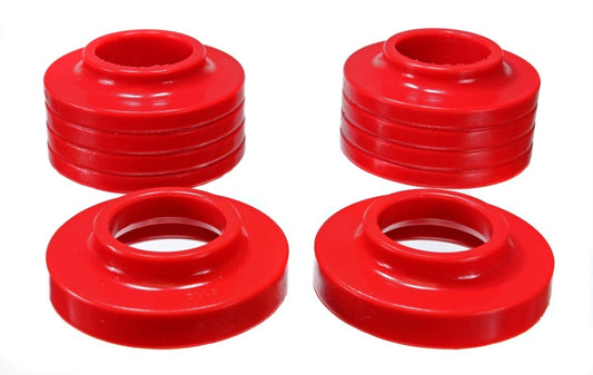 Energy Suspension Jeep Spring Isolators - Red