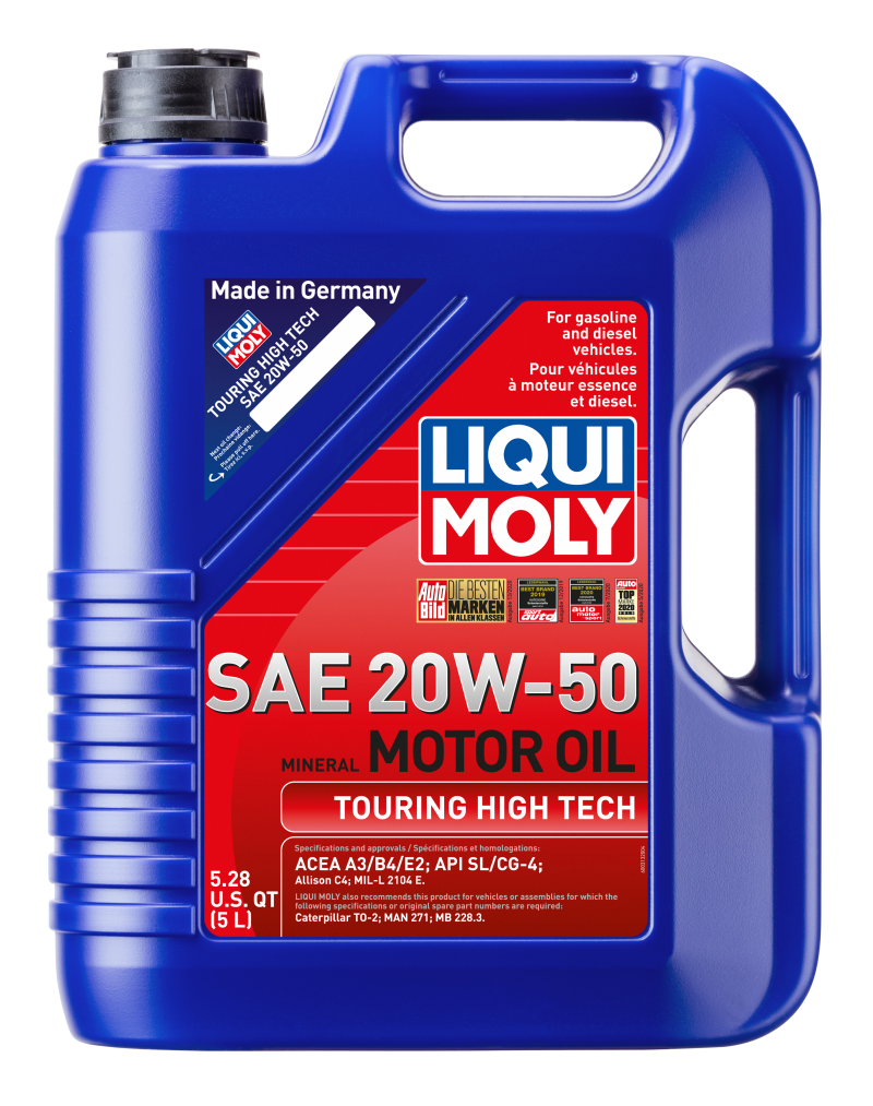 LIQUI MOLY 5L Touring High Tech Motor Oil 20W50