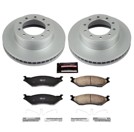 Power Stop 05-16 Ford F-450 Super Duty Front Z17 Evolution Geomet Coated Brake Kit