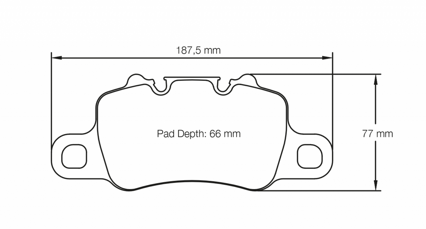 Pagid Porsche 718 (982) Boxster / Cayman / Spyder base / S / T / GTS / GTS 4.0 Rear Brake Pads