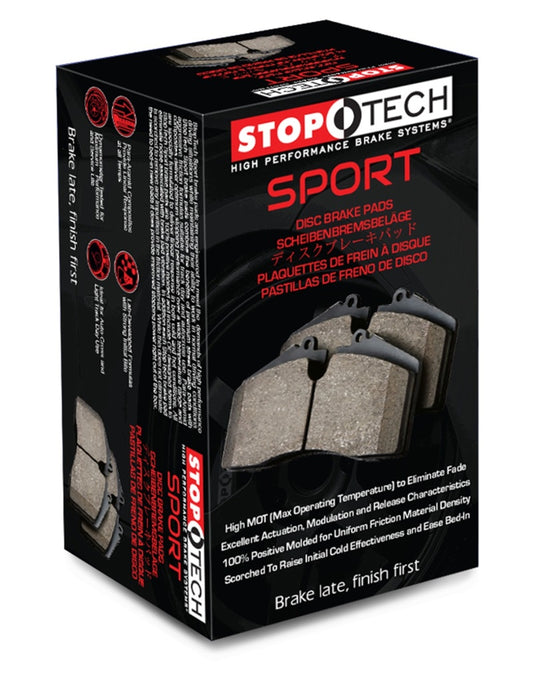 StopTech Sport Brake Pads w/Shims & Hardware - Front