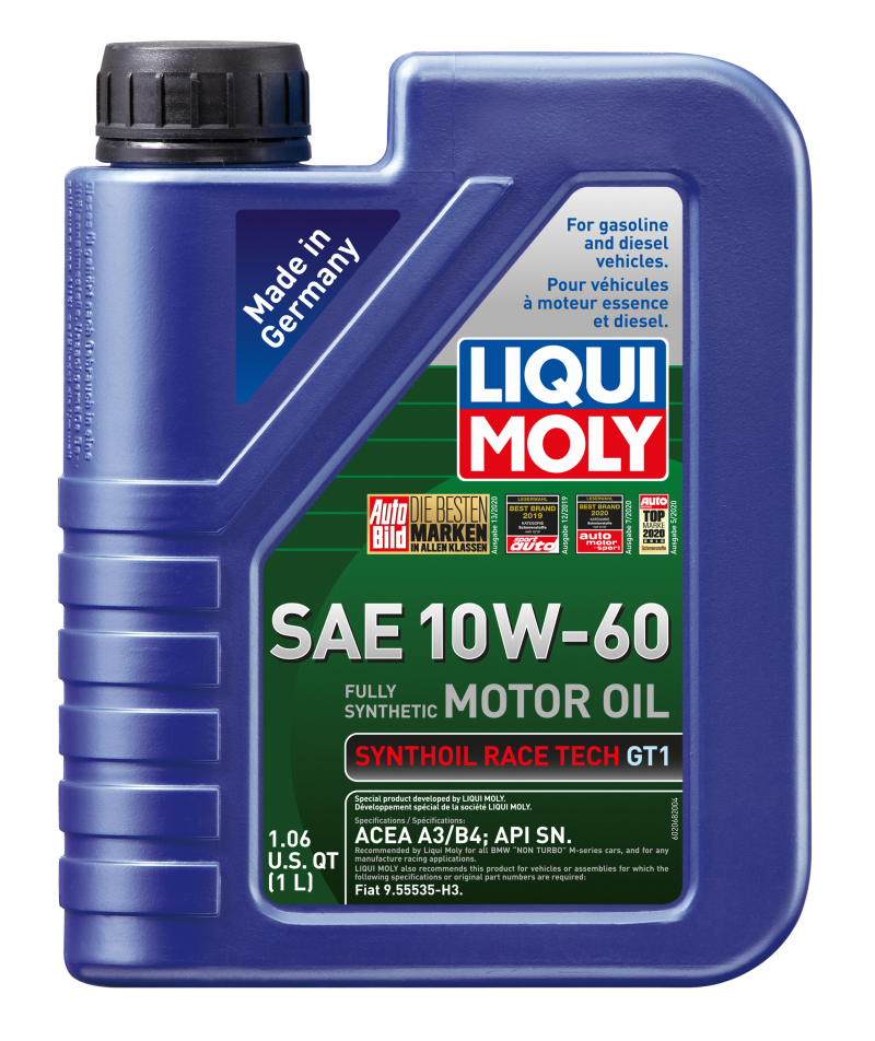 LIQUI MOLY 1L Synthoil Race Tech GT1 Motor Oil 10W60