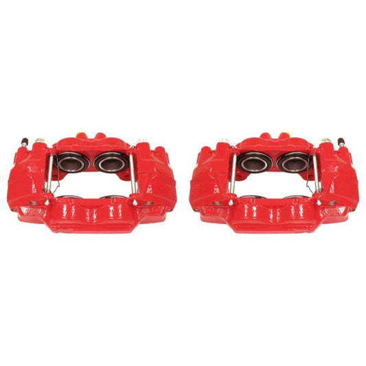 Power Stop 03-09 Toyota 4Runner Front Red Calipers w/o Brackets - Pair