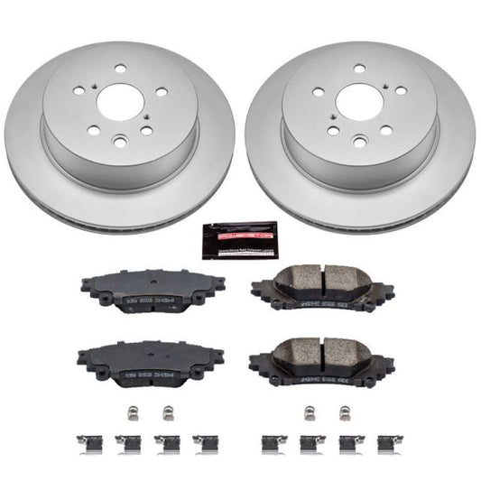 Power Stop 14-15 Lexus IS250 Rear Z17 Evolution Geomet Coated Brake Kit