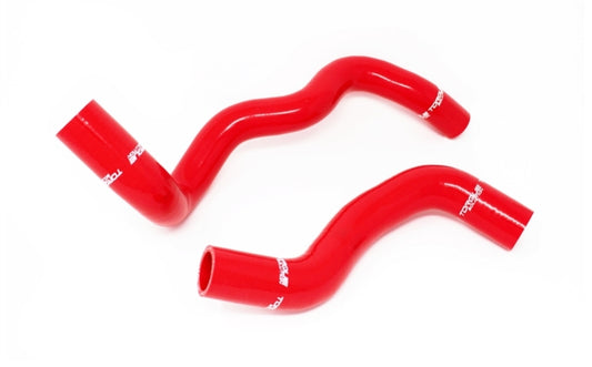 Torque Solution 2016+ Ford Focus RS Silicone Radiator Hose Kit - Red