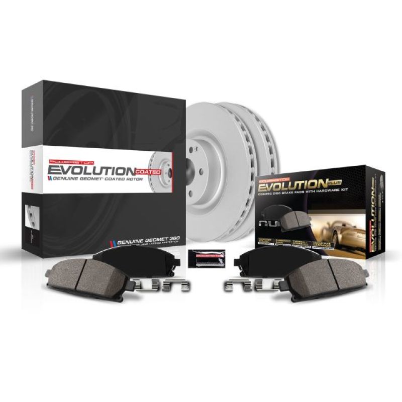 Power Stop 05-10 Ford Mustang Front Z17 Evolution Geomet Coated Brake Kit