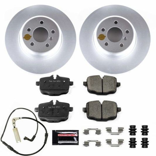 Power Stop 12-17 BMW 650i Rear Z23 Evolution Sport Coated Brake Kit