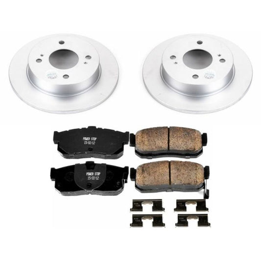 Power Stop 91-96 Infiniti G20 Rear Z17 Evolution Geomet Coated Brake Kit