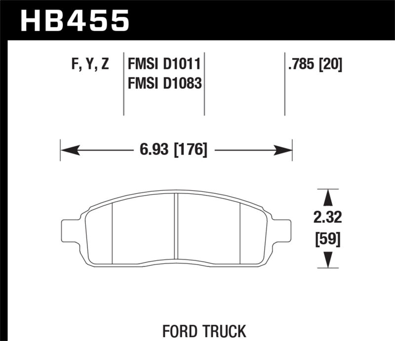 Hawk Performance Ceramic Street Brake Pads