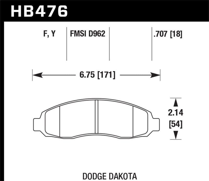 Hawk LTS Street Brake Pads