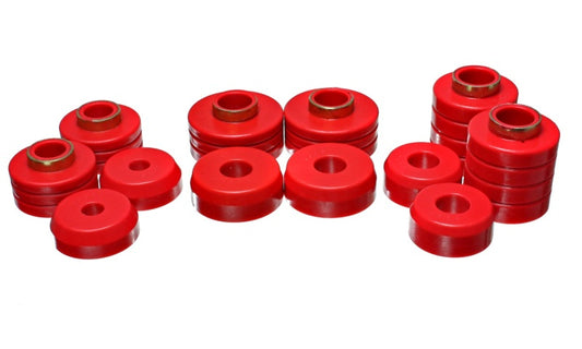 Energy Suspension Fd Ranger Cab Mount Set - Red