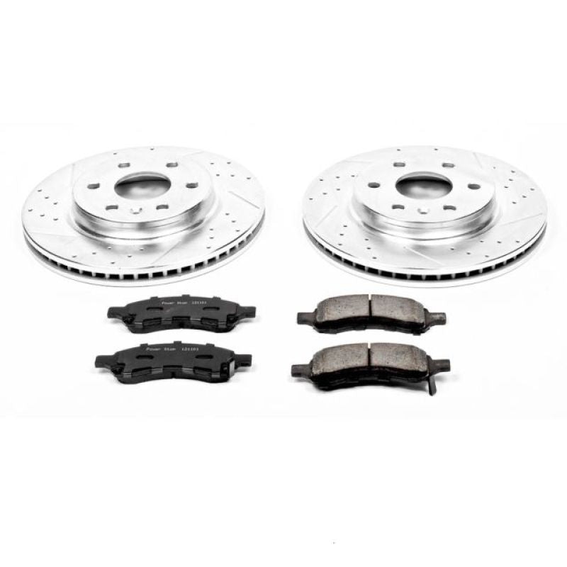 Power Stop 08-17 Buick Enclave Front Z23 Evolution Sport Brake Kit