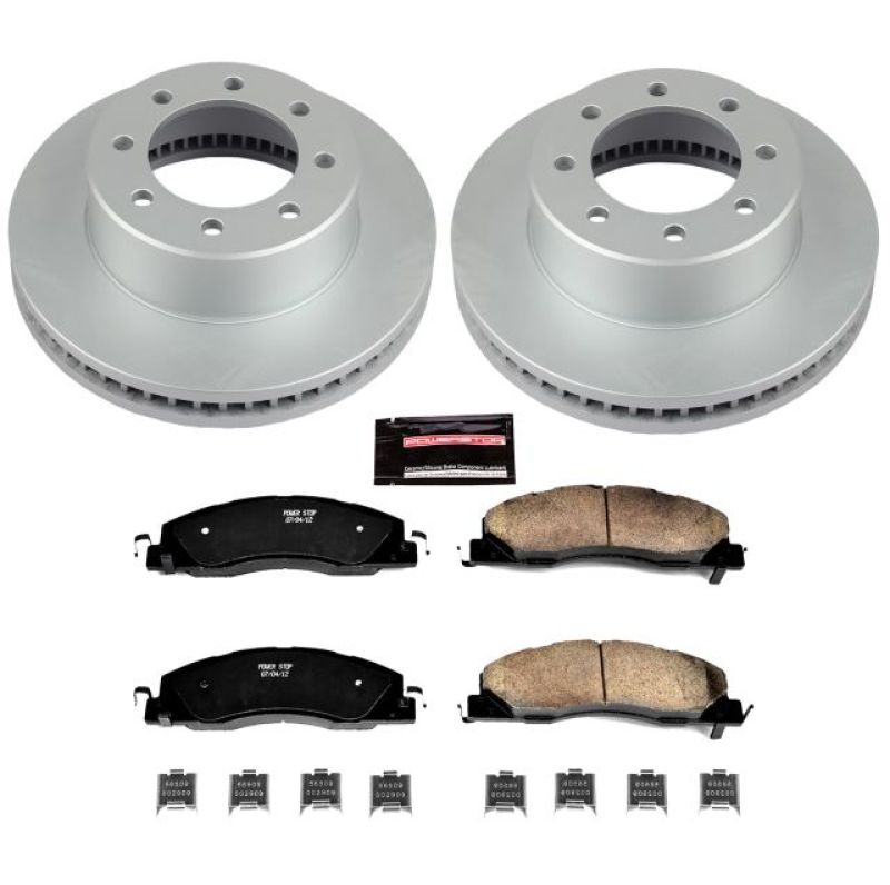 Power Stop 09-10 Dodge Ram 2500 Front Z17 Evolution Geomet Coated Brake Kit