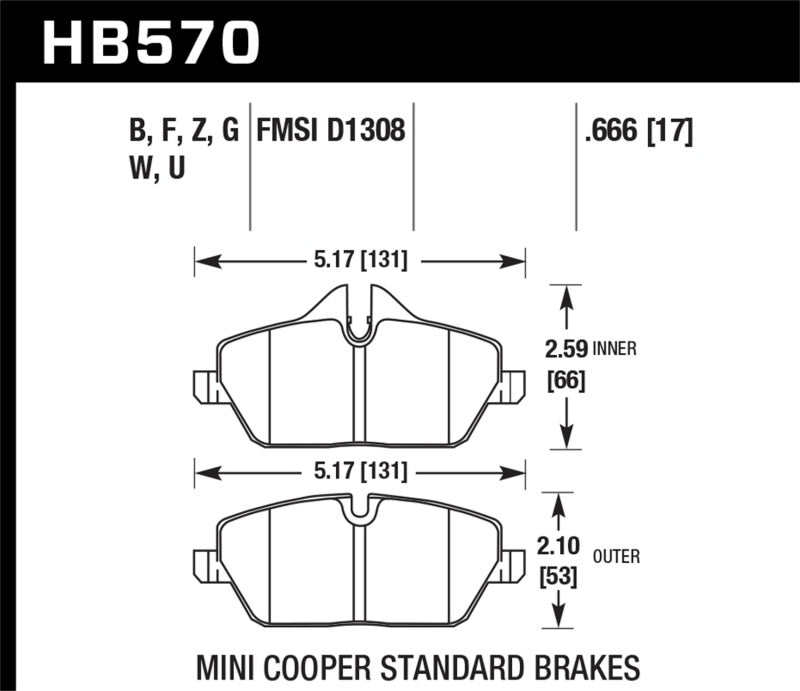 Hawk HPS Street Brake Pads