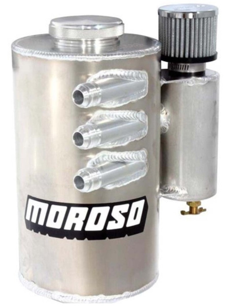 Moroso Dry Sump Oil Tank - 13in Tall - Three -12An Fittings w/Breather