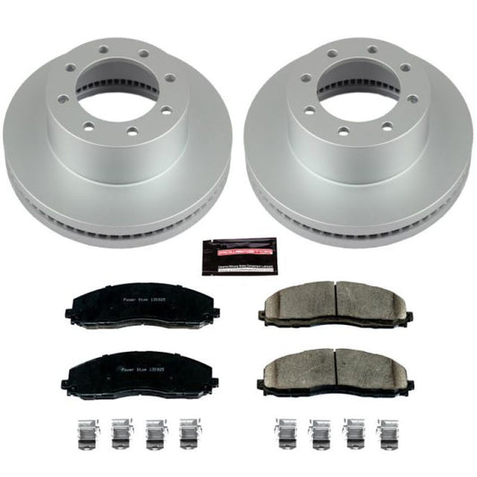 Power Stop 13-19 Ford F-250 Super Duty Front Z17 Evolution Geomet Coated Brake Kit