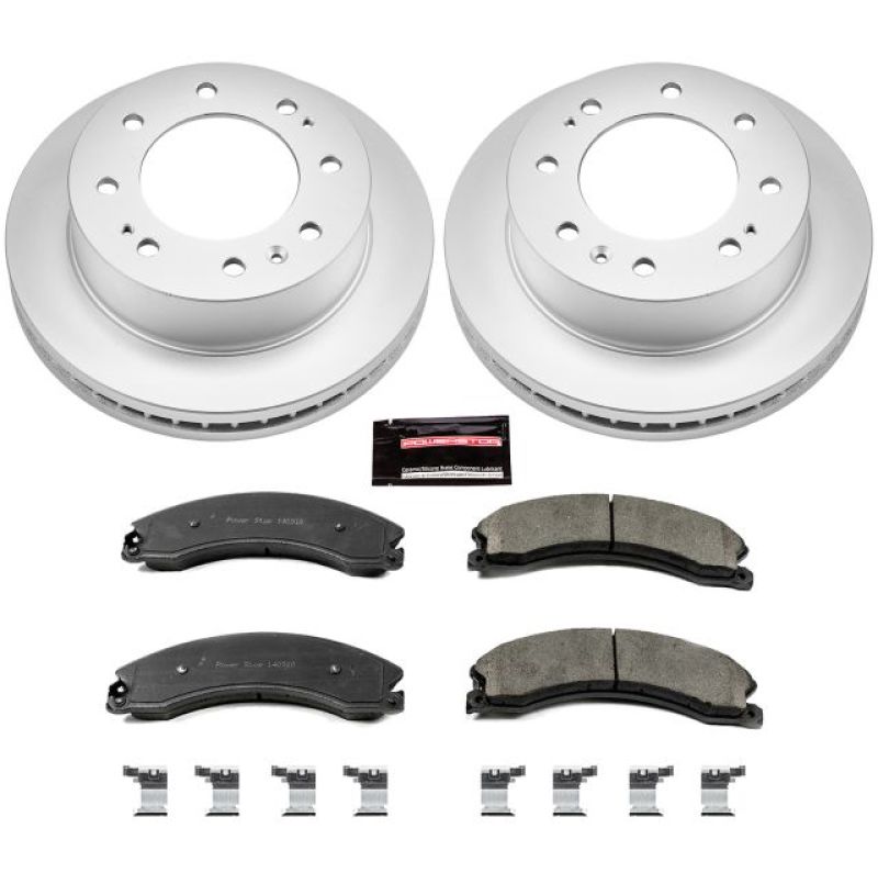 Power Stop 12-19 Chevrolet Silverado 2500 HD Front Z17 Evolution Geomet Coated Brake Kit