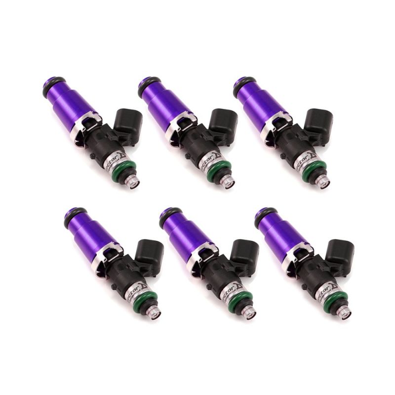 Injector Dynamics 2600-XDS Injectors - 60mm L - 14mm T - 14mm Lwr - 11mm Lwr Retainer - (Set of 6)