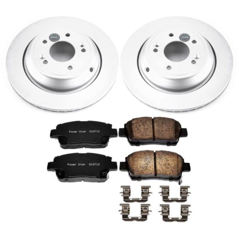 Power Stop 12-15 Scion iQ Front Z17 Evolution Geomet Coated Brake Kit