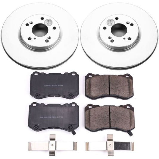 Power Stop 04-08 Acura TL Front Z17 Evolution Geomet Coated Brake Kit