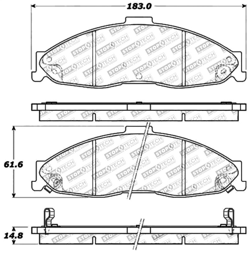 StopTech Performance Brake Pads